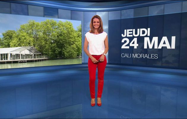 Cali Morales Météo M6 le 24.05.2018