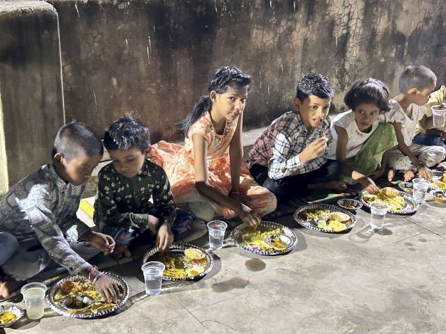 Diaporama : Repas avec les enfants