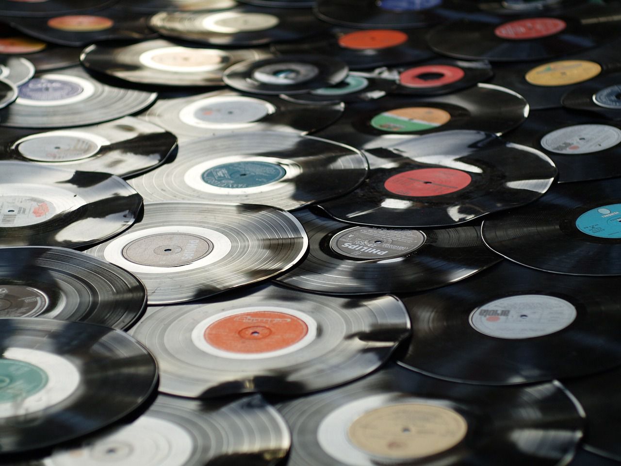Des disques vinyles
