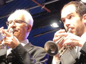 Alexandre Baty et Jean-Pierre Odasso de l'orchestre Philarmonique de Radio France ont interprété Concerto pour 2 trompettes d'Antonio Vivaldi
