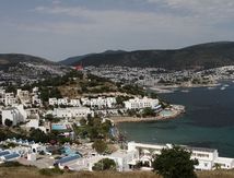 Séjour en Turquie en 05 2014: Bodrum, marché de Turgutreis, Pamukkale (chateau de coton), Hiérapolis, Ephèse. 