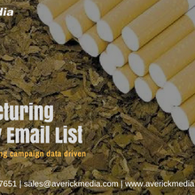 Get high leads on campaigns with Tobacco Manufacturing Industry Email List