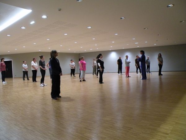 1ère séance du jeudi à la Comète - 1st taichi class in Hésingue on october 15th