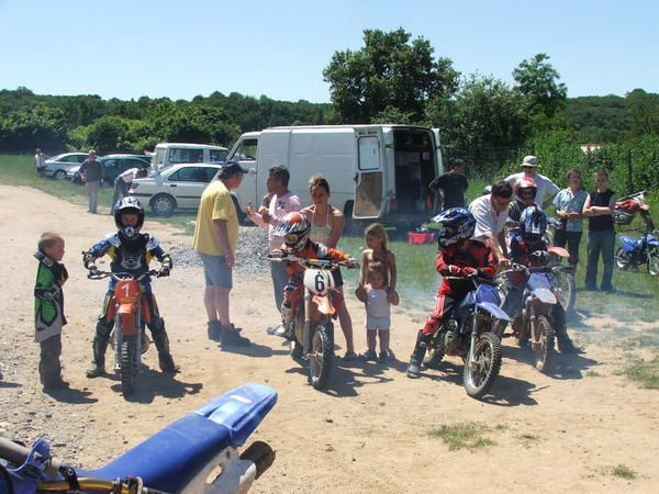 Fête de fin d'année du Moto-Club du Poitou sur le terrain de Chauvigny