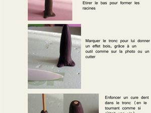 Tuto sapin en porcelaine froide