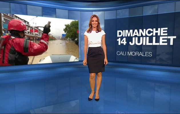 Cali Morales Météo M6 le 14.07.2019