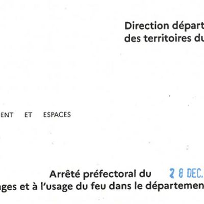 BRÛLAGE ET USAGE DU FEU DANS LE DÉPARTEMENT DU HAUT-RHIN : UN ARRÊTÉ PRÉFECTORAL PLUTÔT CONTRAIGNANT… 