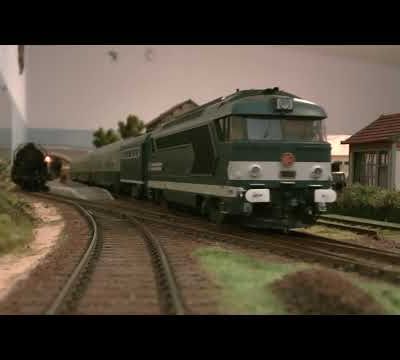 Le réseau de trains miniatures de Xavier P. échelle O