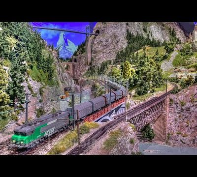 Le réseau du Mini World Lyon avec l'extension de la ville de Lyon