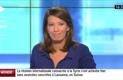 Claire-Élisabeth Beaufort - 16 Octobre 2016 - Newsroom week-end