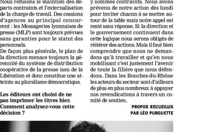 Interview de Maxime Picard, délégué syndical CGT Presstalis 