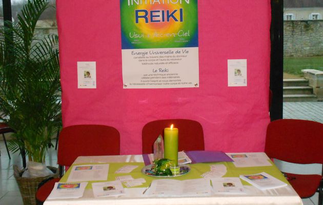 Représentation du Reiki Usui et Arc-en-Ciel aux ateliers de bien-être à Gouvieux