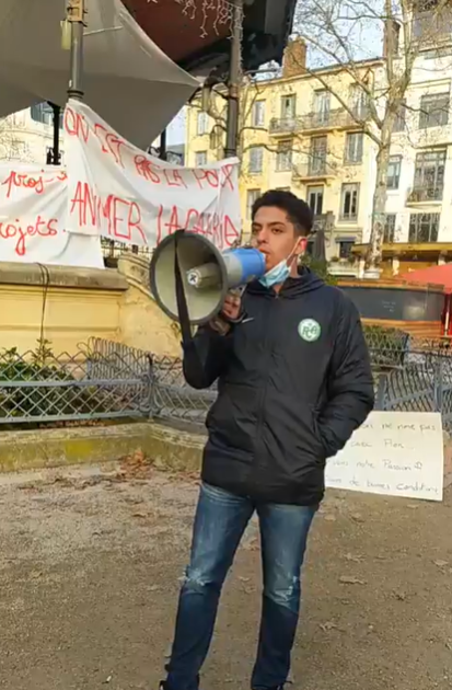 manifestation animateur à St Etienne 