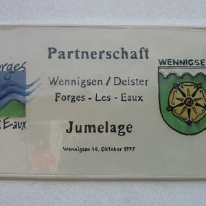 Jumelage Forges les eaux et Wennigsen