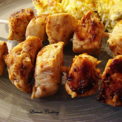 Brochette de poulet à la libanaise (chich taouk)