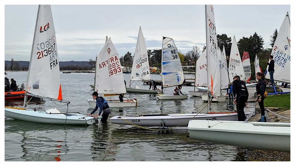 CVLM - Photos Championnat ligue opti/dériveur solo 17 Mars 2024