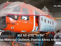 La projection dans l'Antarctique.