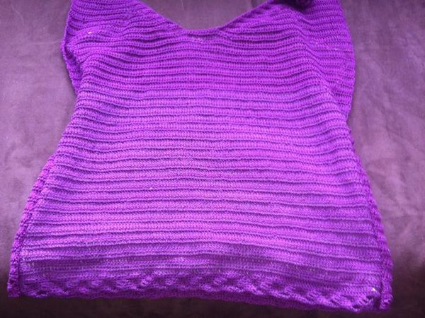 Tuto dos nu femme taille 40 au crochet 