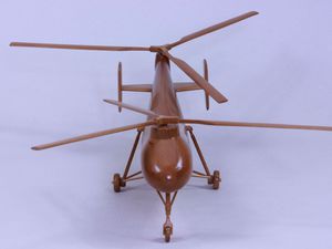 Vertol-Piasecki (échelle : 1/39°, bois : hêtre)