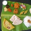 A Banana leaf meal