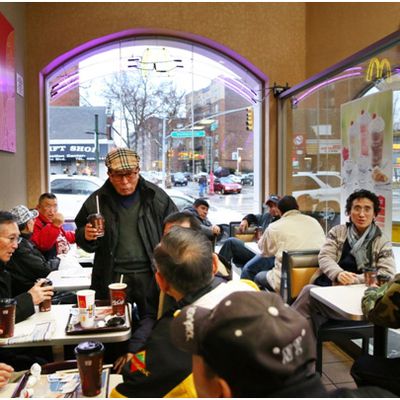 Le troisième âge au Macdo