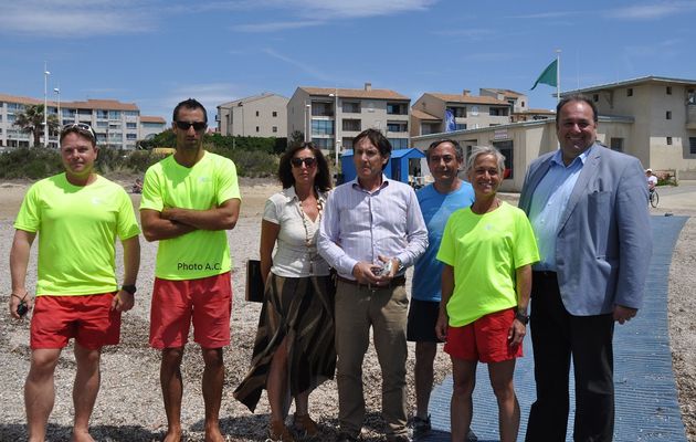 Six-Fours/Tourisme : Inauguration de l'Espace Handiplage