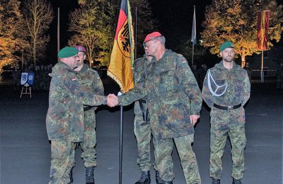 Das in Veitshöchheim beheimatete Reservisten-Bataillon der 10. Panzerdivision erhält am 8. März 2024 neuen Kommandeur