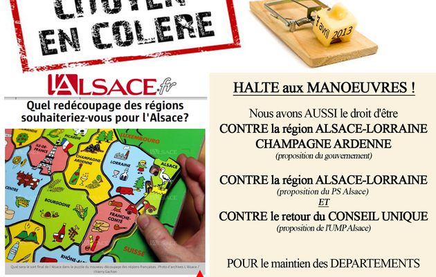 Conseil d'Alsace - Les ficelles (médiatiques) sont un peu grosses !