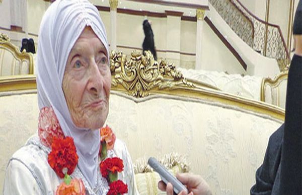 Convertie à l’islam à 92 ans.