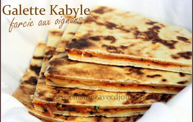 Recette galette kabyle farcie
