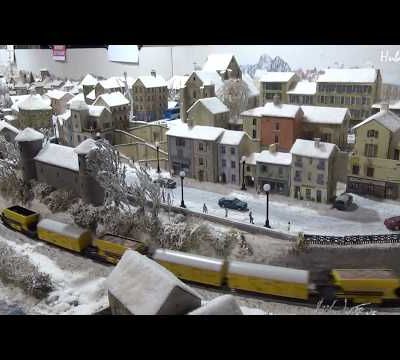exposition de trains miniatures du Prieuré de Saint-Péray (Ardèche) 