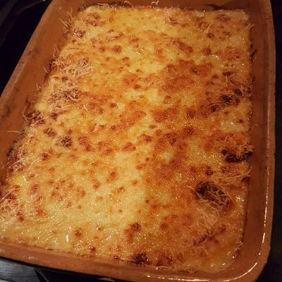 Chicons au gratin et sa purée
