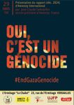 Versailles, 29 mars, Conférence Génocide à Gaza