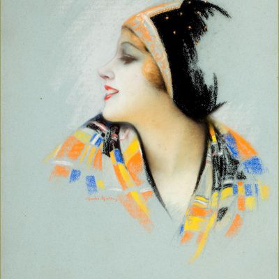Cartes illustrées vintage femmes -  Charles Gates Sheldon (1889-1960)