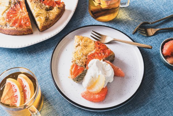 Recette Gâteau renversé aux deux Pamplemousses de Floride bernieshoot