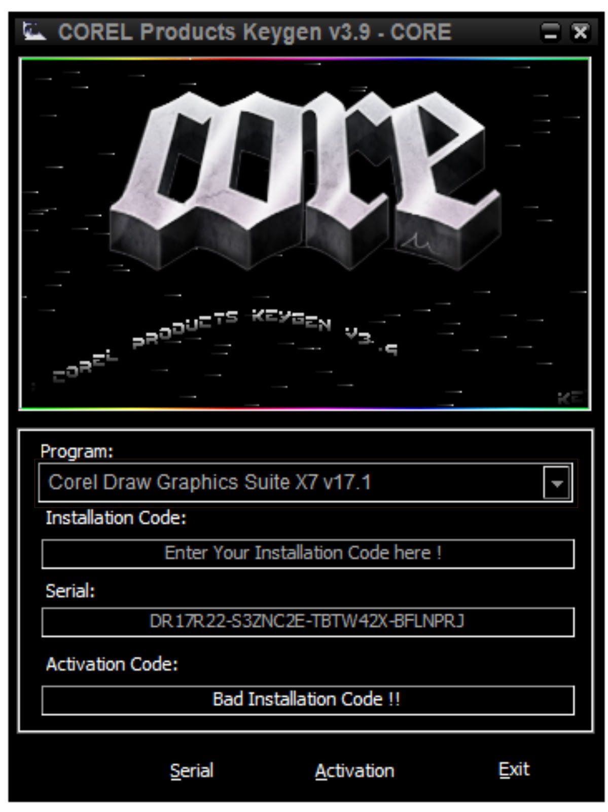 Keygen corel draw x7 free