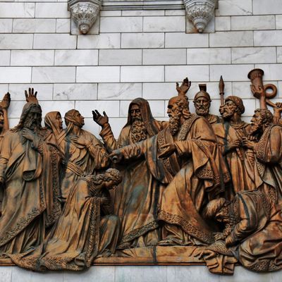 Hauts-reliefs des façades de la cathédrale du Christ-Sauveur, Moscou (2/2)