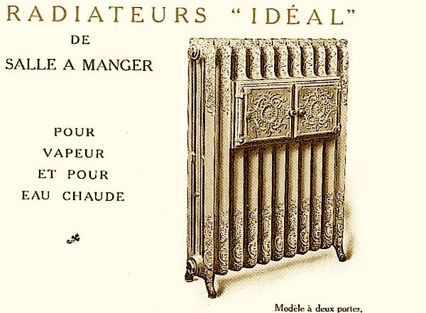 Radiateurs chauffe-plats fabriqué en France période Art-Décoratif 1920-1925