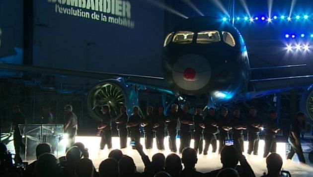 Le premier CSeries de Bombardier dévoilé