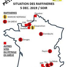 Les raffineries en grève 