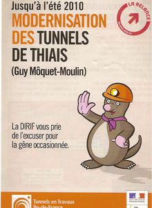tunnels en travaux