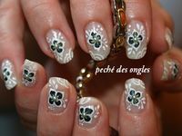 Nail art - fleur d'été...