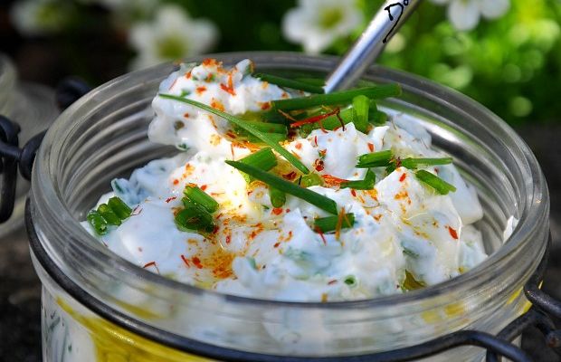 Tartinade de chèvre à la ciboulette 