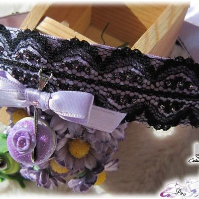 Lingerie gourmandise lilas large