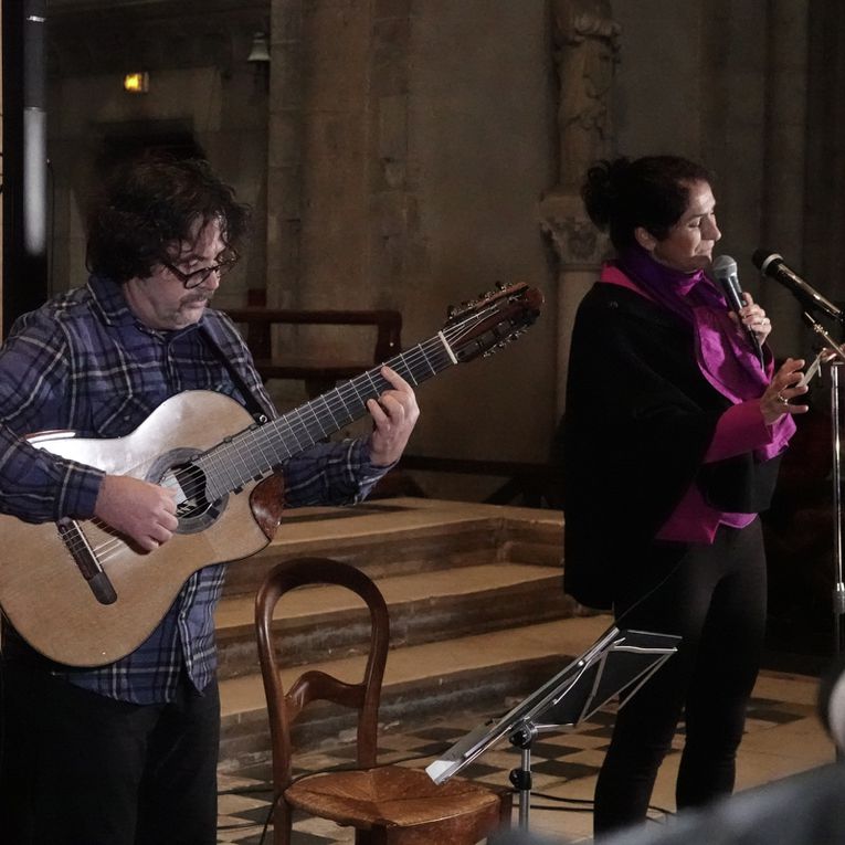 ALBA HACA TRIO (JOELLE CARMONA + OLIVIER CAHOURS + OLIVIER DUPUIS) - EGLISE DU PRE - 10 DECEMBRE 2023