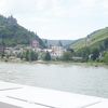 Der Rhein vor und nach dem Loreley-Felsen