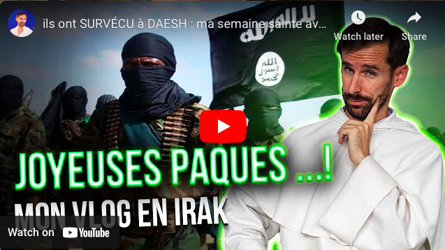 Les chrétiens en irak ont été les victimes de daesh et de l'état islamique. Face au terrorisme d'un islam barbare,  mes frères ont du déménager pour survivre et accompagner l'exode des chrétiens. Je me suis rendu sur place pour enquêter, pendant  la semaine sainte et fêter paques avec eux.