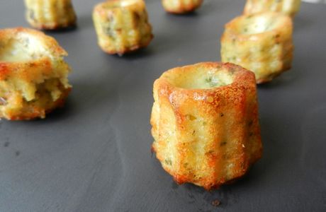 Cannelés cèpes/parmesan