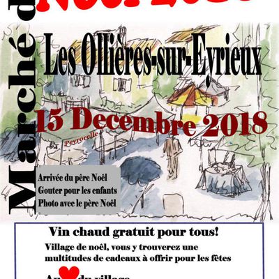 15 décembre, Marché de Noël des Ollières : la boutique vous ouvre ses portes !