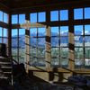 Vue panoramique de notre chambre a Likir (vallee de l Indus)